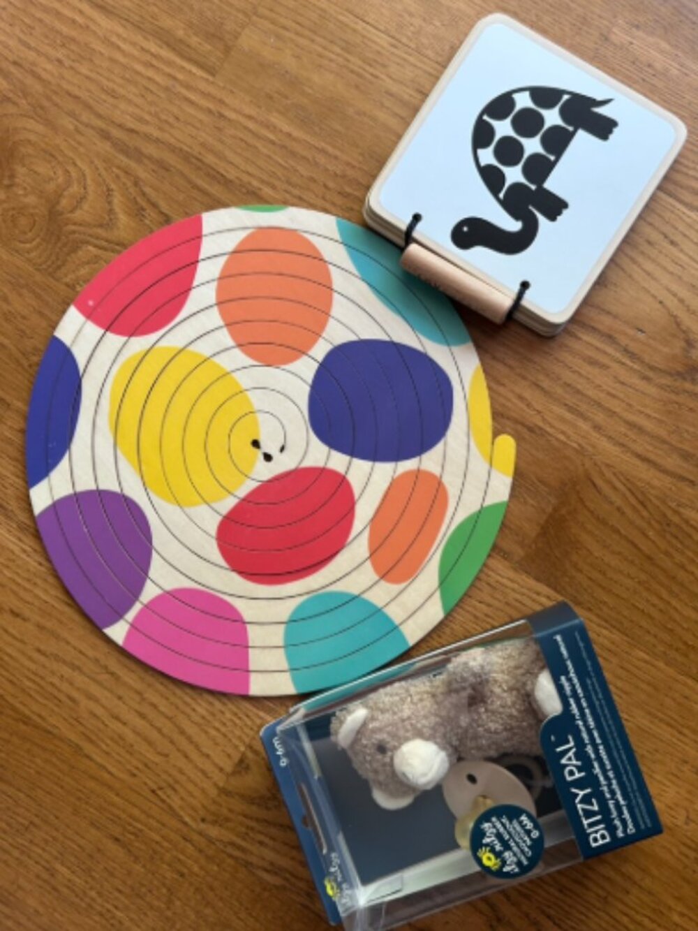 Baby Sensory Toy Bundle + Itzy Ritzy Bitzy Pal + Montessori Board & Flash Cards